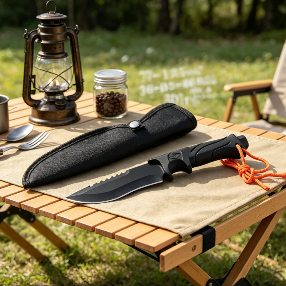 Edc Carry Fixed Blade - Faca EDC Multiuso para Camping e