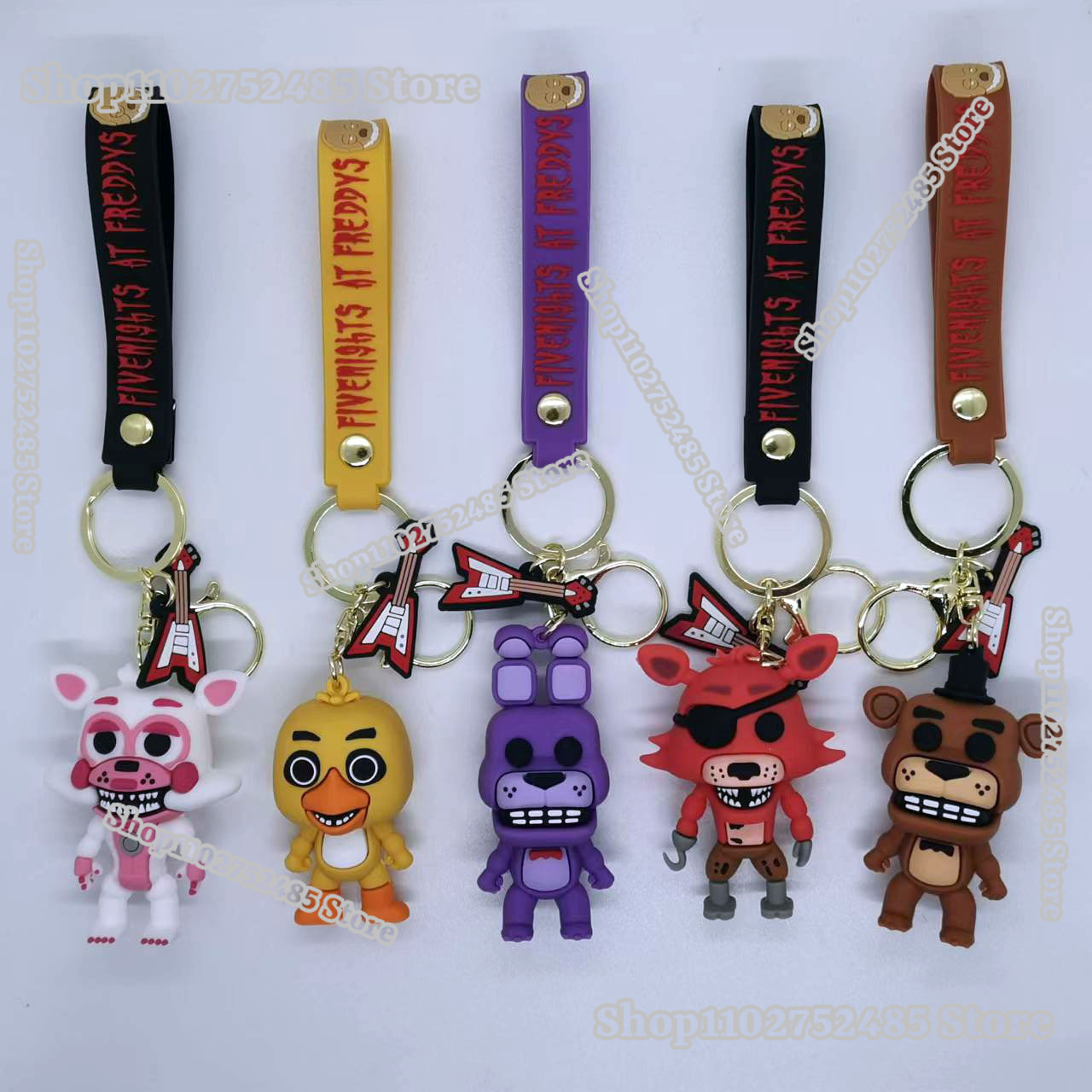 Carabiner Keychain - 5pcs Chaveiros de Figuras de Anime