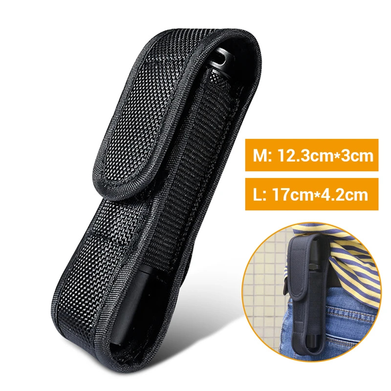 Edc Carry Case - Molle tático lanterna bolsa led tocha