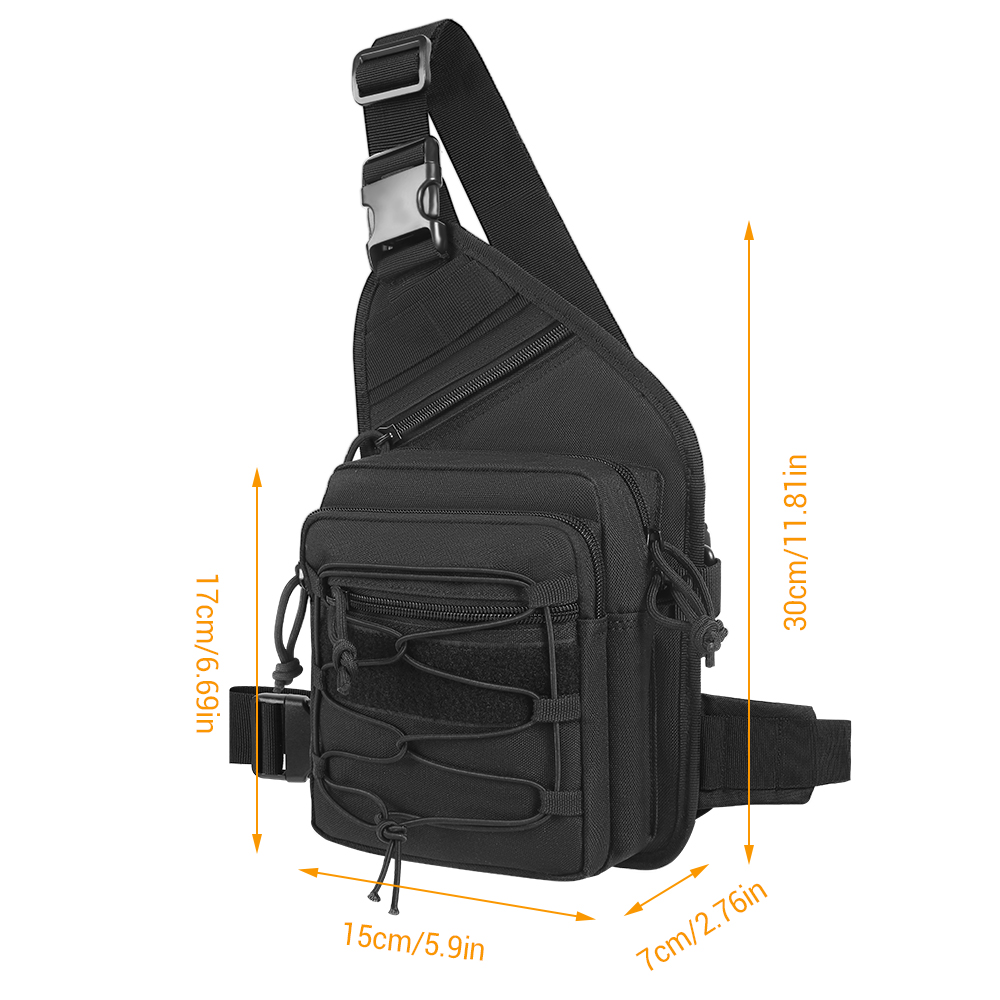 Edc Concealed Carry Backpack - Bolsa Tática de Ombro para Transporte