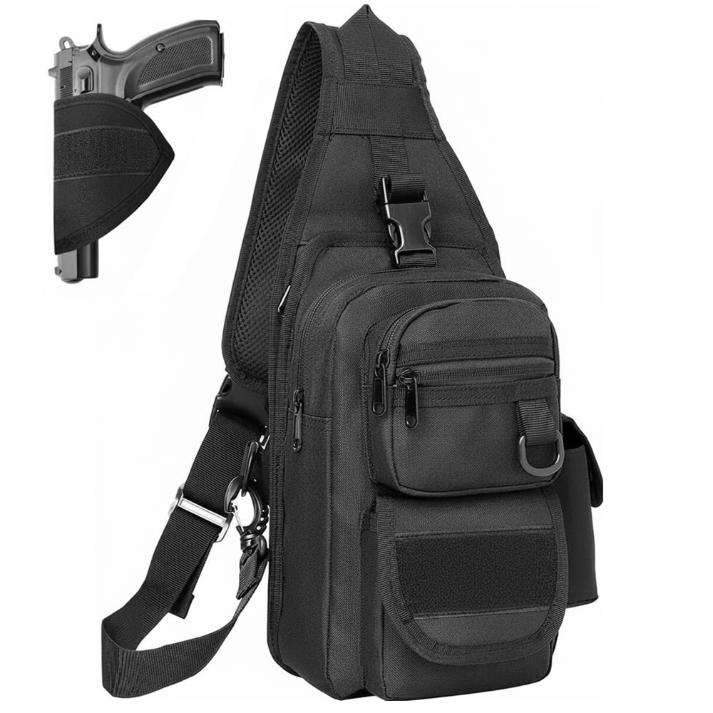 Edc Concealed Carry Backpack - Bolsa Tática para Pistola de Transporte