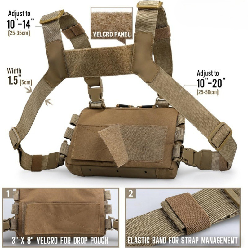 Alça colete de pesca tático sa - Edc Carry Backpack avaliação e preço