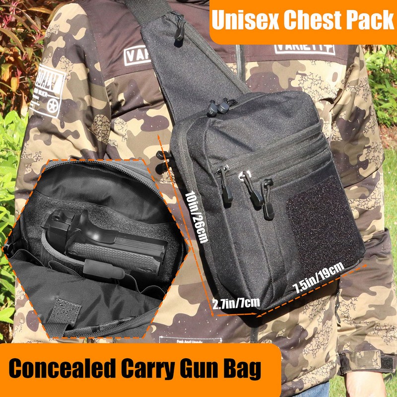 Nova Bolsa Tática de Peito com - Edc Carry Backpack avaliação e preço