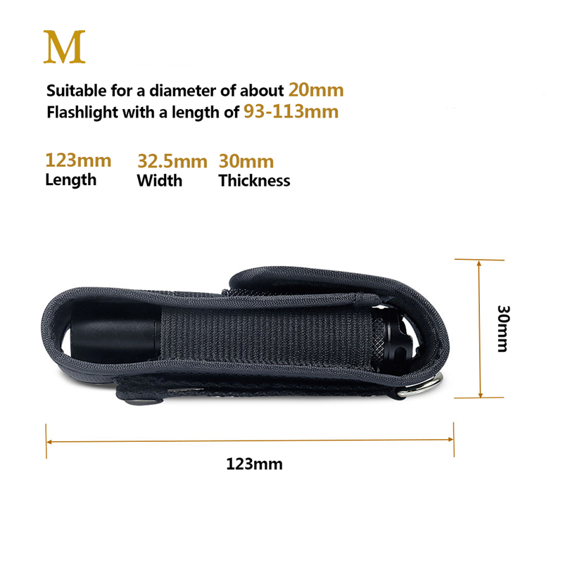 Molle tático lanterna bolsa le - Edc Carry Case avaliação e preço