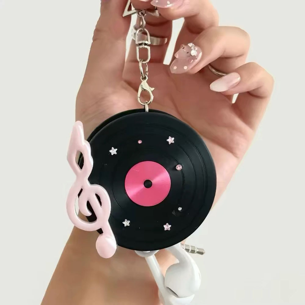 Suporte Portátil para Fone de  - Cable Winder Keychain avaliação e preço