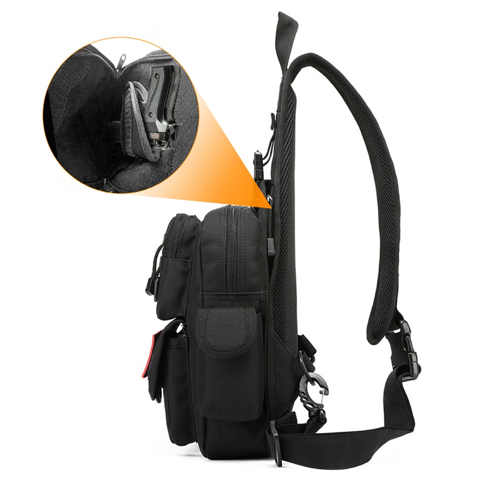 Bolsa Tática para Pistola de T - Edc Concealed Carry Backpack avaliação e preço