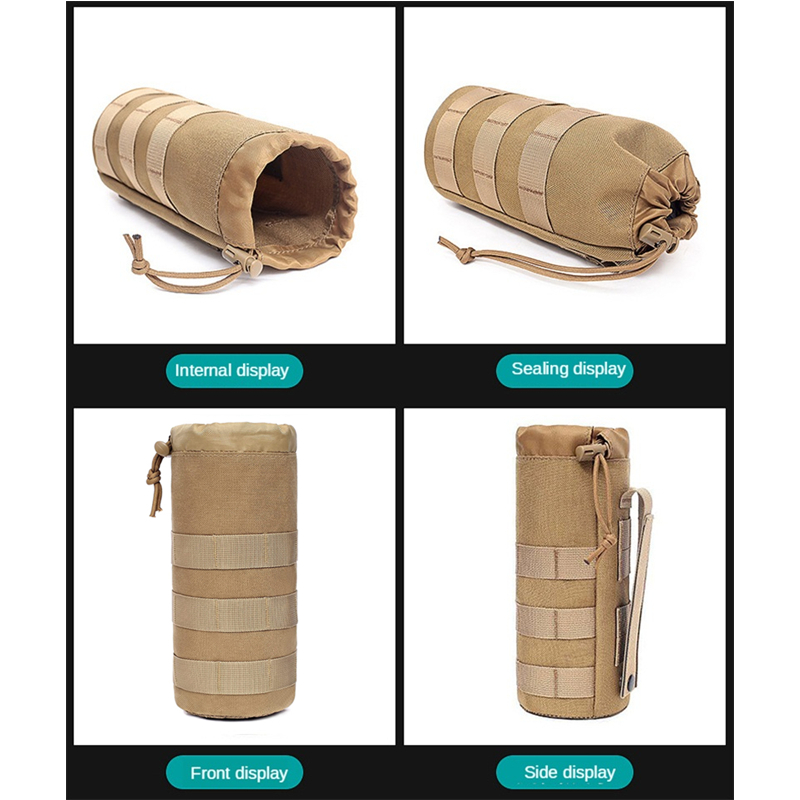 Tactical Molle Water Bottle Ba - Edc Carry Case avaliação e preço